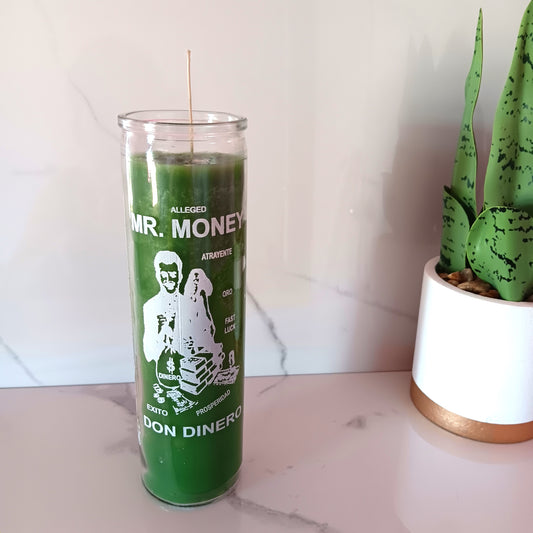 MR. MONEY 7 DAY CANDLE - GREEN